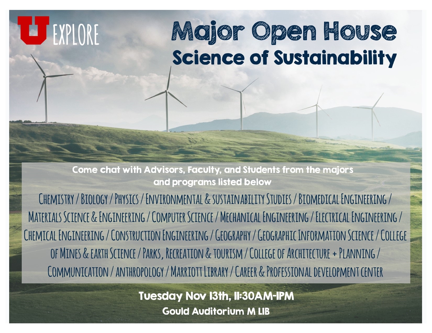 sustainability open house